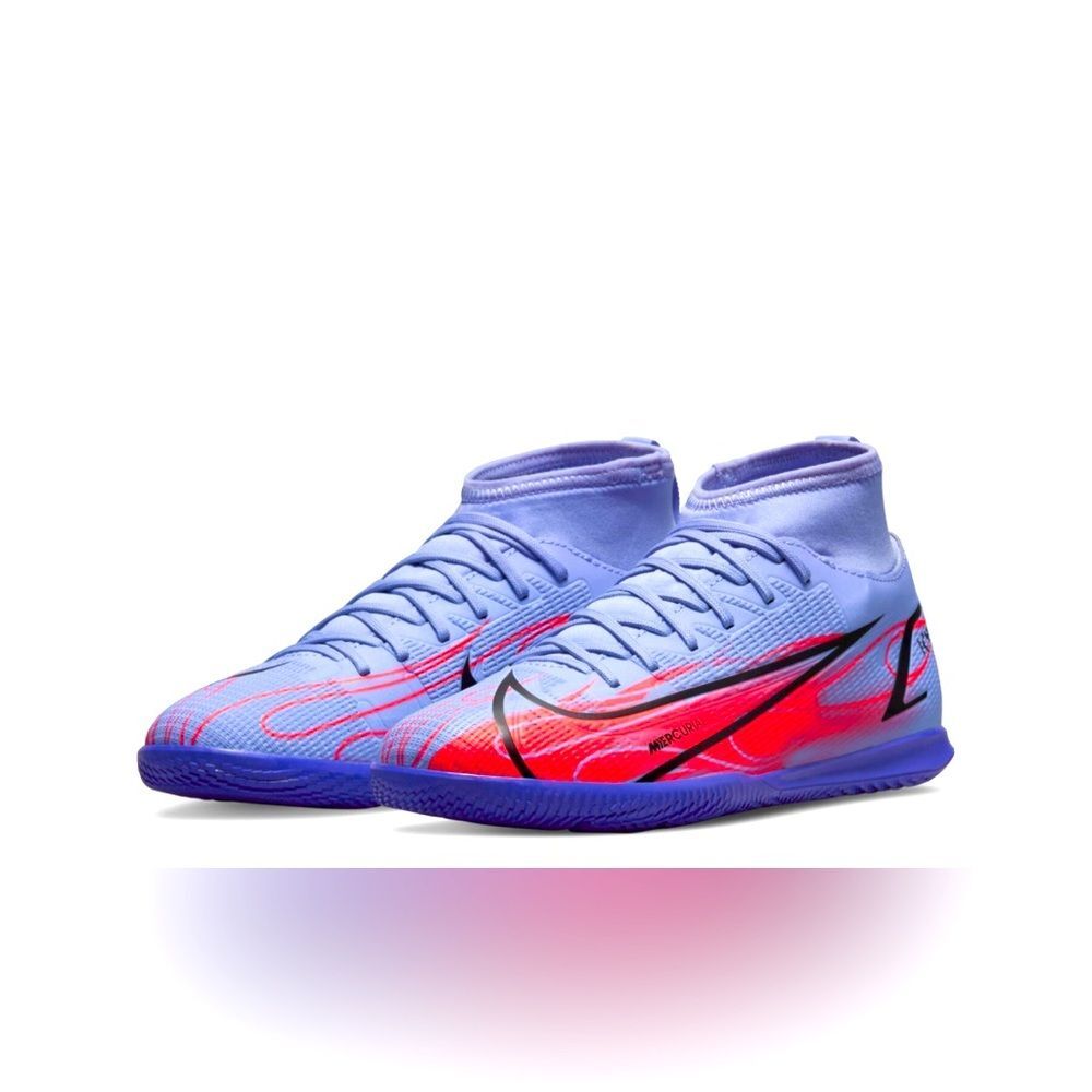 Nike Soccer cleats Kylian Mbappe X Mercurial Superfly 8 Academy TF Gs Flames | 4